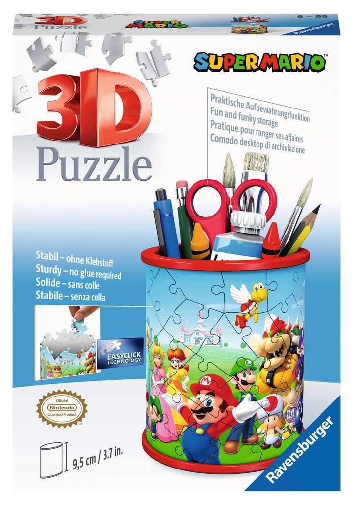Puzzle Ravensburger 3D Super Mario Pencil Holder 54pcs - Albagame