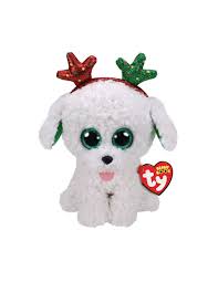 Plush Ty Beanie Boos Sugar Dog With Antlers 15cm - Albagame