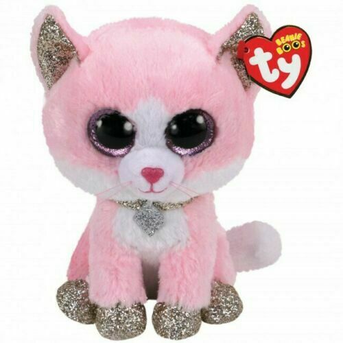 Plush Ty Beanie Boos Fiona Pink Cat 24cm - Albagame