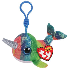 Plush Ty Beanie Boos Nori Multicolor Narwhal 8.5cm - Albagame