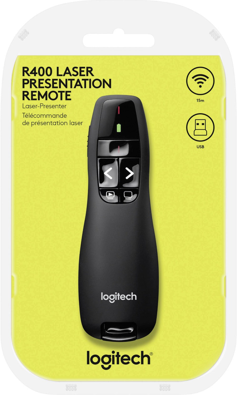 Laser Presenter Logitech R400 Wireless - Albagame