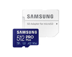 Card MicroSDXC 512GB Samsung Pro Plus  120MB/s + SD Adapter - Albagame