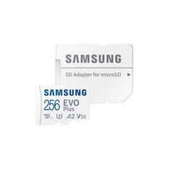 Card MicroSDXC 256GB Samsung EVO Plus  130MB/s + SD Adapter - Albagame
