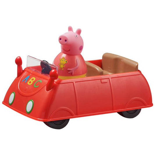 Figure Peppa Pig Weebles Push Along Wobbly Car - Albagame