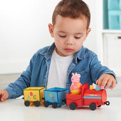 Figure Peppa Pig Weebles Pull Along Wobbily Train - Albagame
