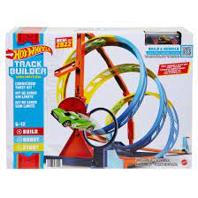 Set Hot Wheels Track Builder Unlimited Corkscrew Twist - Albagame