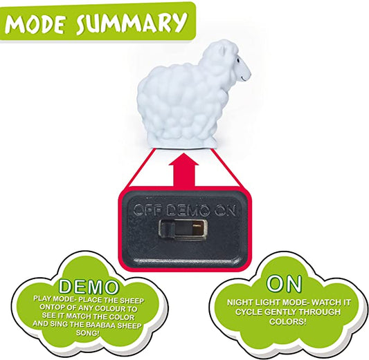 Cocomelon Color Learning Musical Sheep Night Light - Albagame