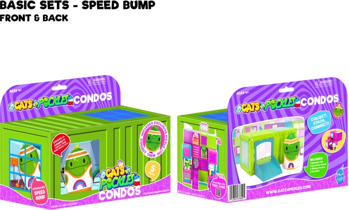 Set Cats Vs Pickles Condo with Exclusive Speed Bump - Albagame