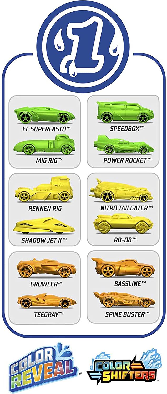 Vehicle Hot Wheels Colour Reveal - Albagame