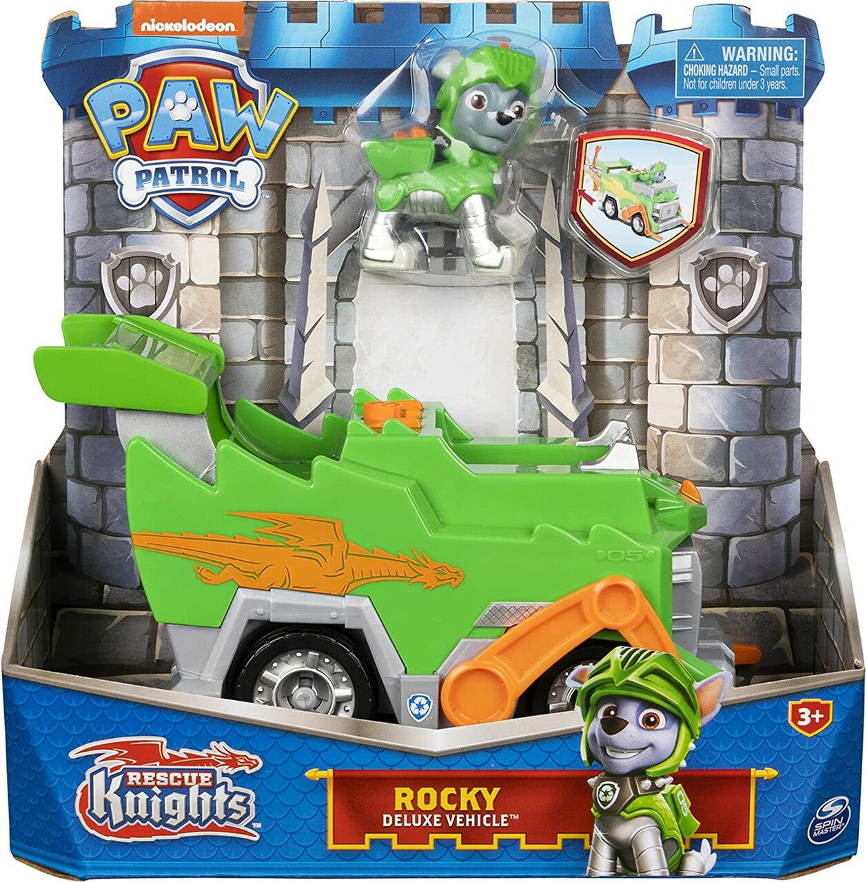 Figure Paw Patrol Rescue Knights Deluxe Vehicle - Albagame