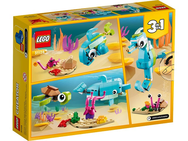 Lego Creator Dolphin And Turtle 31128 - Albagame