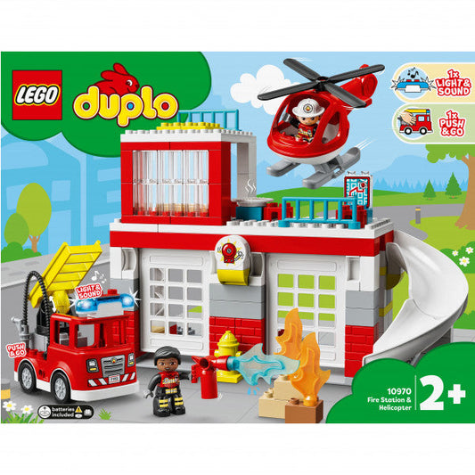 Lego Duplo Fire Station & Helicopter 10970 - Albagame