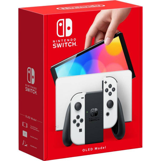 Console Nintendo Switch Oled White Joy-Con - Albagame