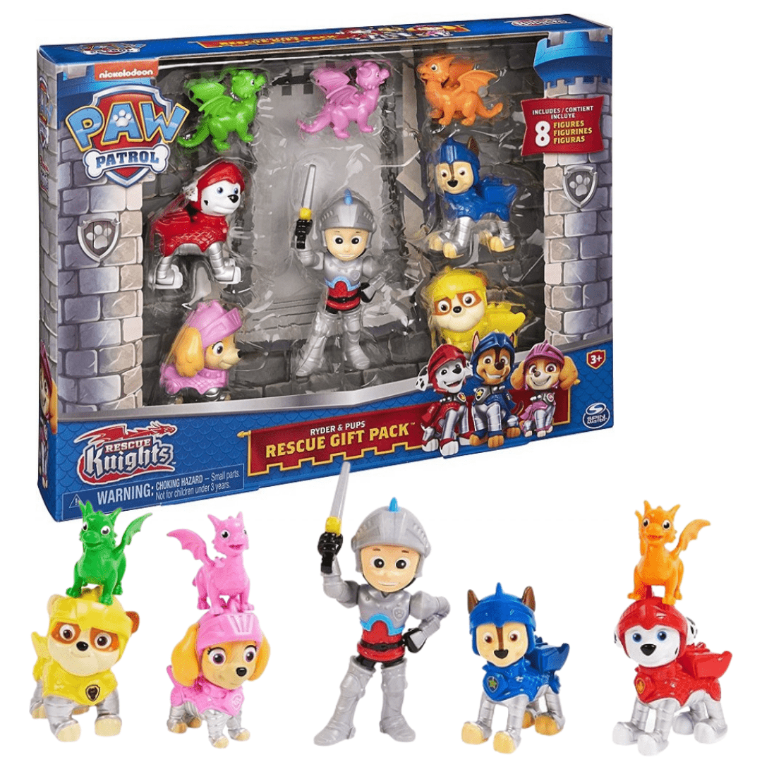 Figure Paw Patrol Rescue Knights Ryder And Pups - Albagame