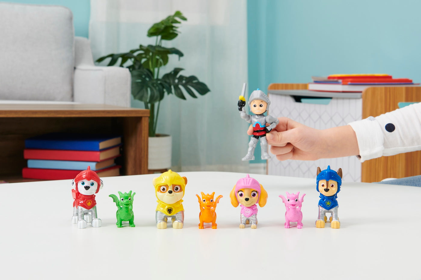 Figure Paw Patrol Rescue Knights Ryder And Pups - Albagame