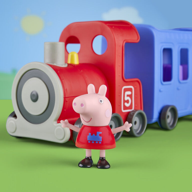 Figure Peppa Pig Peppas Adventures Miss Rabbit s Train Albagame