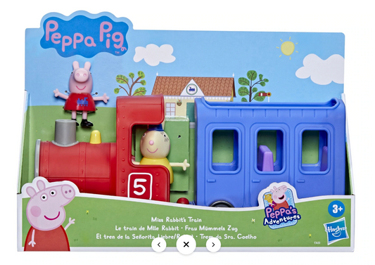 Figure Peppa Pig Peppas Adventures Miss Rabbit's Train - Albagame