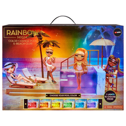 Set Rainbow High Colour Change Pool & Beach Club - Albagame