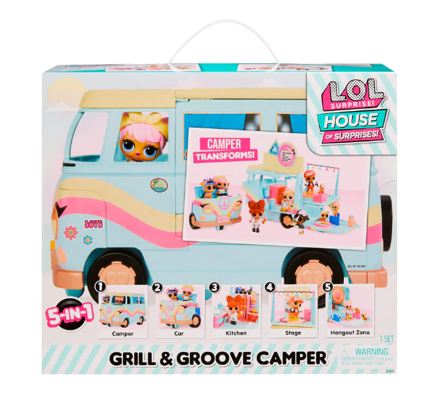 Set LOL Surprise House of Surprises Grill & Groove Camper - Albagame