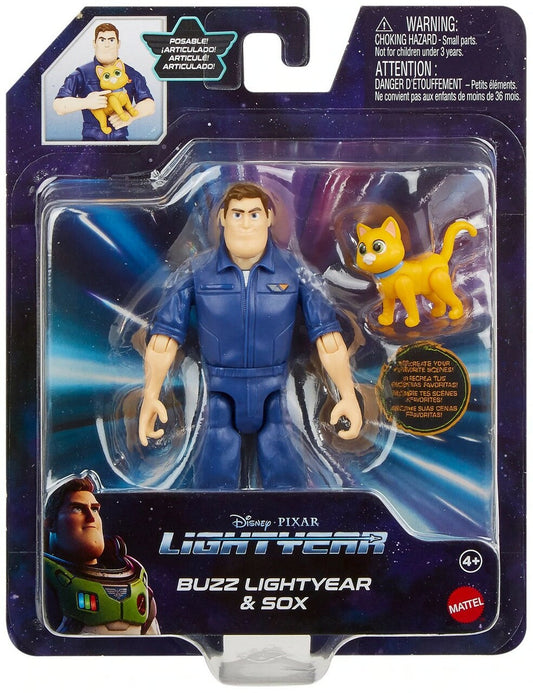 Figure Disney Pixar Lightyear Buzz Lightyear & Sox Movie - Albagame