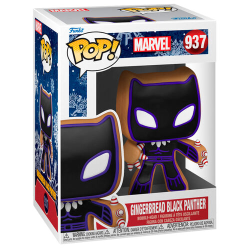 Figure Funko Pop! Marvel Gingerbread Black Panther 937 - Albagame