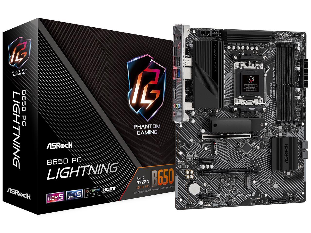 Motherboard Asrock B650 PG Lightning , Socket AM5 , ATX - Albagame