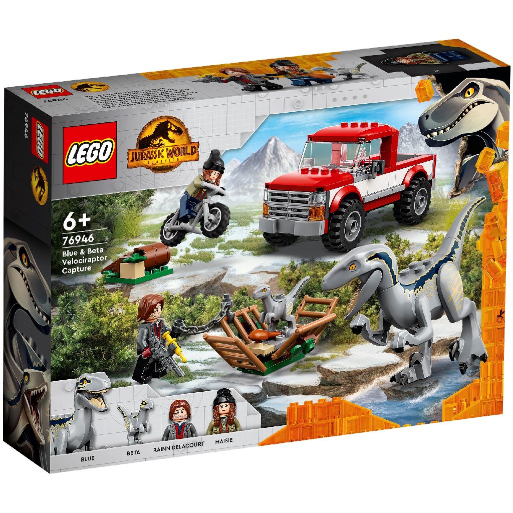 Lego Jurassic World Blue & Beta Velociraptor Capture 76946 - Albagame
