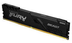 RAM , 8GB Kingston FURY Beast , 1x 8GB 3200Mhz DDR4  , Desktop , KF432C16BB/8 - Albagame