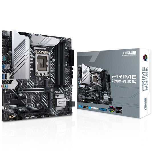 Motherboard micro-ATX ASUS PRIME Z690M-PLUS DDR4 Socket 1700 90MB18Q0-M0EAY0 - Albagame
