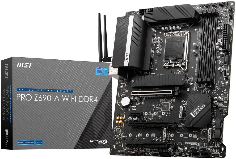 Motherboard ATX MSI Pro Z690-A WiFi DDR4 Socket 1700 7D25-012R - Albagame