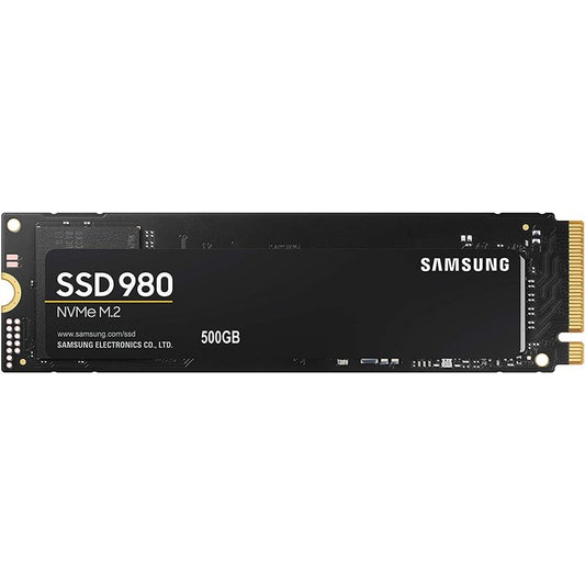 SSD Samsung 980 500GB NVMe PCIe M.2 Gen3 x4 3100MB/s Read 2600 MB/s Write MZ-V8V500BW - Albagame