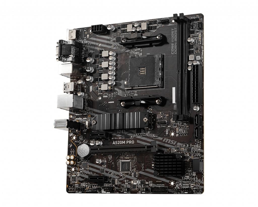 Motherboard micro-ATX MSI A520M PRO DDR4 Socket AM4 7D14-005R - Albagame