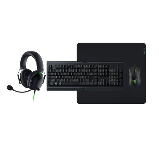 Bundle Razer Power Up V2 Mouse Deathadder Essential Keyboard Cynosa Lite MousePAD Gigantus V2 Large RZ85-02742900-B3P1 - Albagame