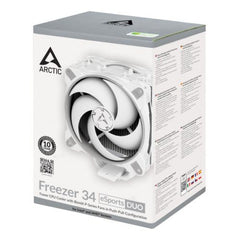 Cooler Arctic Freezer 34 eSports DUO 2x Fan Grey and White ACFRE00074A - Albagame