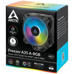 Cooler Arctic Freezer A35 A-RGB AM4 1x ARGB Fan Black ACFRE00115A - Albagame