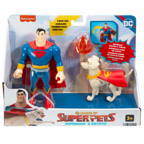 Fisher Price DC League Of Super Pets Superman & Krypto - Albagame
