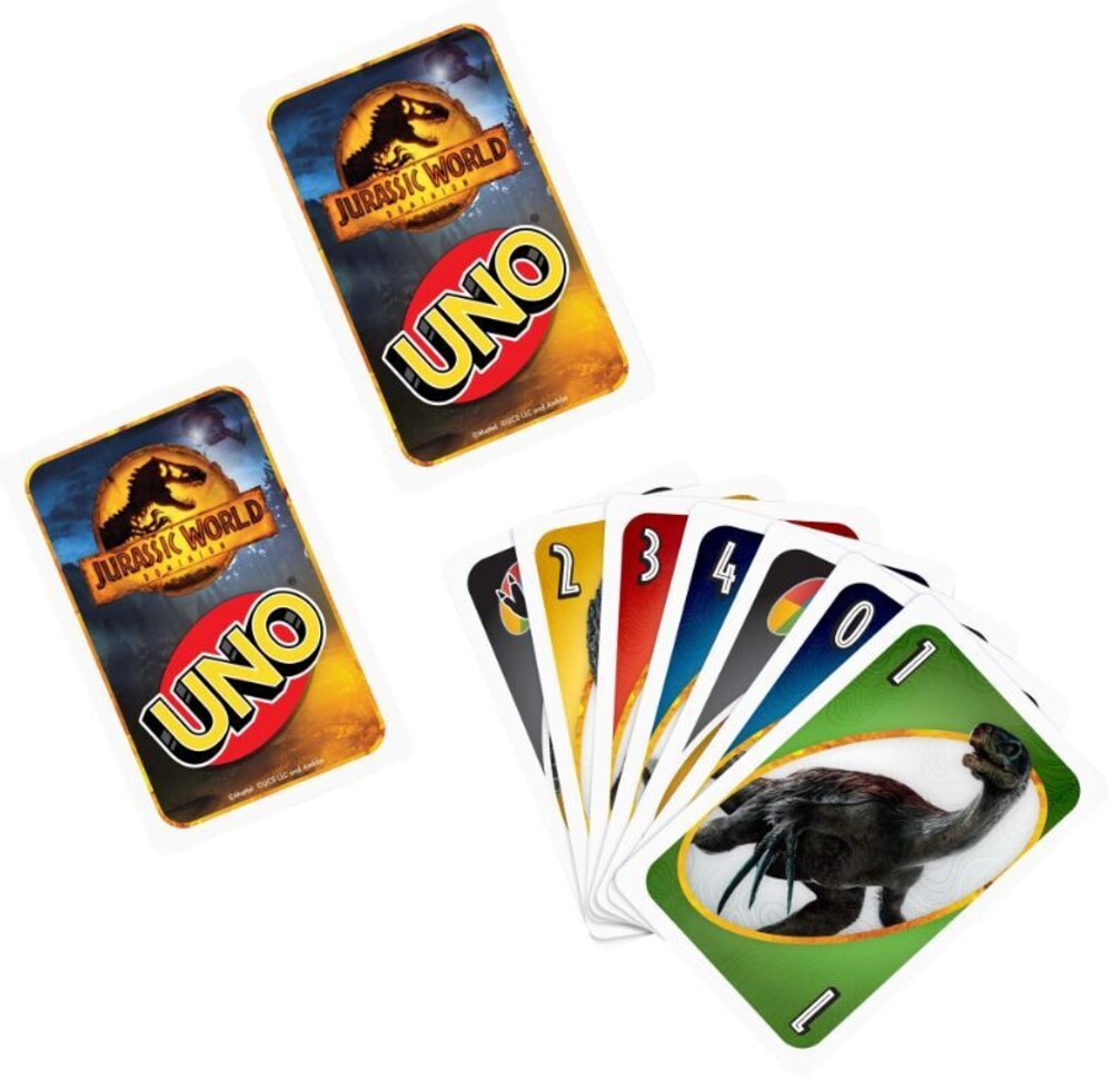 Playing Cards Uno Jurassic World 3 - Albagame