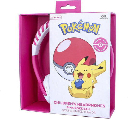 Headphone OTL - Pokemon Pokeball Pink Headphones - Albagame