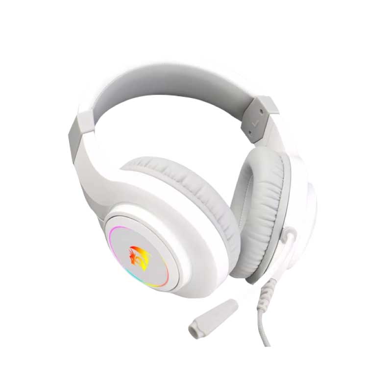 Headset Redragon HYLAS Gaming White H260W-RGB - Albagame
