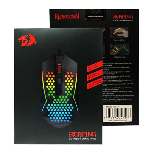 Mouse Redragon Reaping Black RGB M987 - Albagame