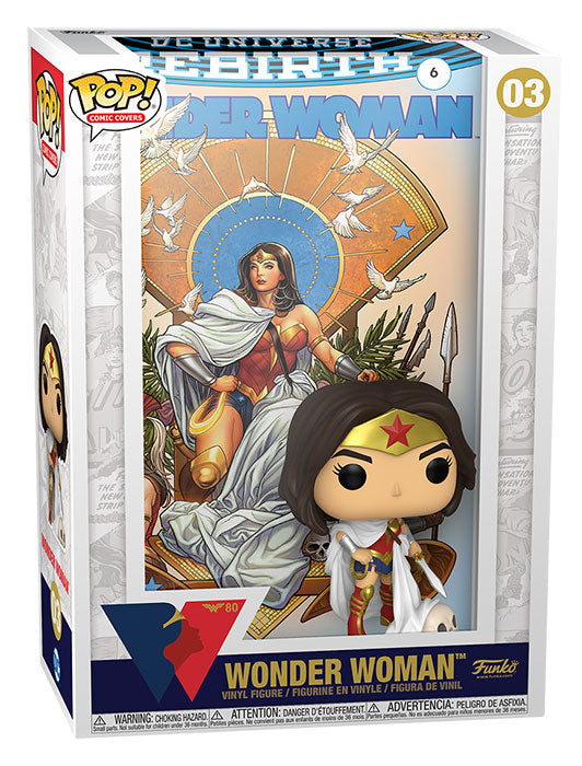Figure Funko Pop! Vinyl Comic Covers 03: Wonder Woman - Albagame