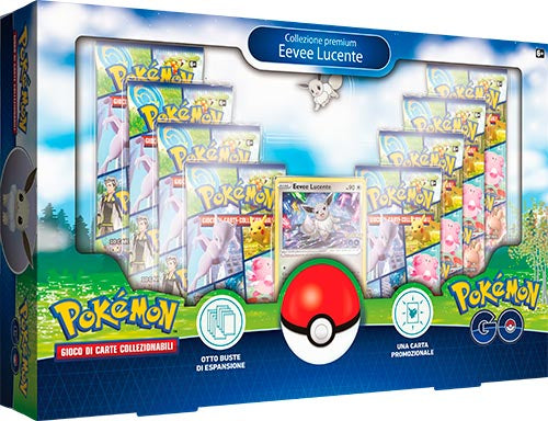 Card Pokemon Go Eevee Lucente Collezione Premium - Albagame