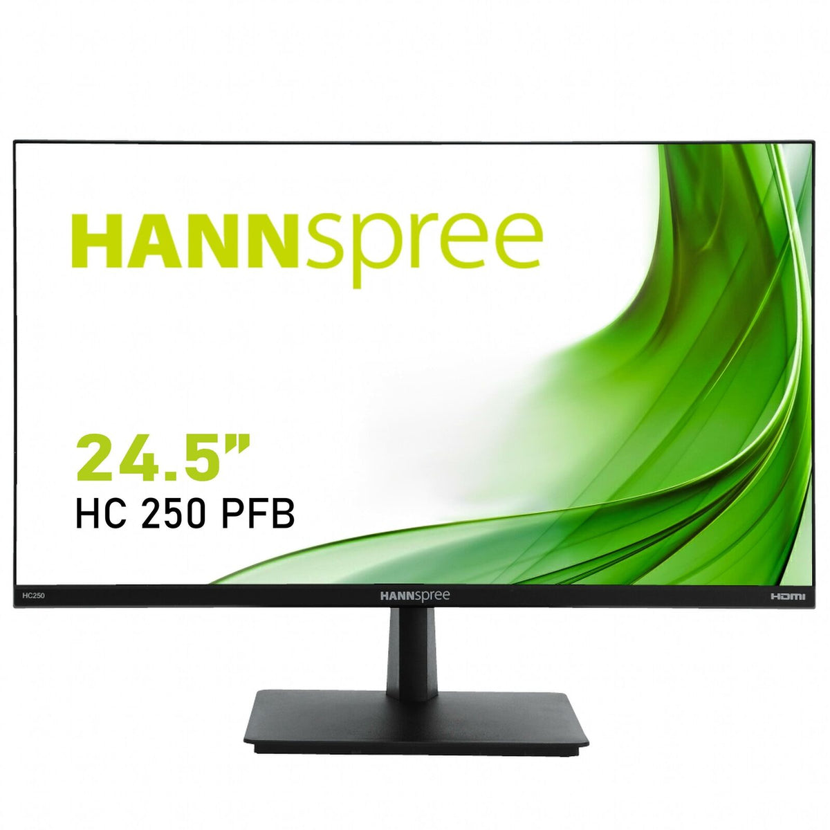 Monitor HANNspree 24.5" HC250PFB , FHD 1920 x 1080p , 1x DisplayPort , 1x HDMI , 1x VGA , HC250PFB , 1Y - Albagame