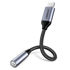 Adapter Ugreen Lightning to 3.5mm Female Jack 10cm Black 30756 - Albagame