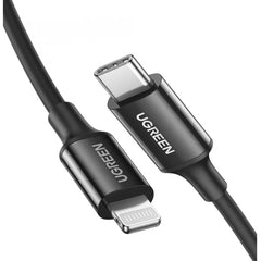 Cable Ugreen USB-C to Lightning Charging & Data Sync 3A Apple C94 MFi Certified 1m Black  60751 - Albagame