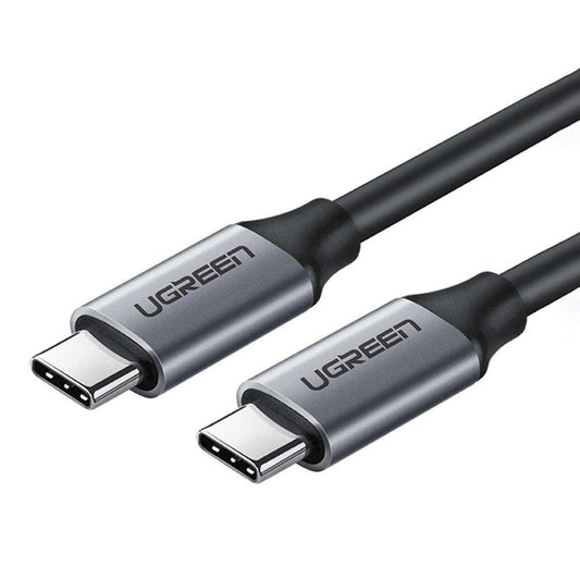 Cable Ugreen USB-C 3.1 to USB-C 3.1 , 60Watt PD Fast Charge & 5Gbps Data , 1.5m , Black , 50751 - Albagame