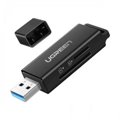 Adapter Ugreen USB-A 3.0 to  CARD READER WITH SD + TF  Black 40752 - Albagame