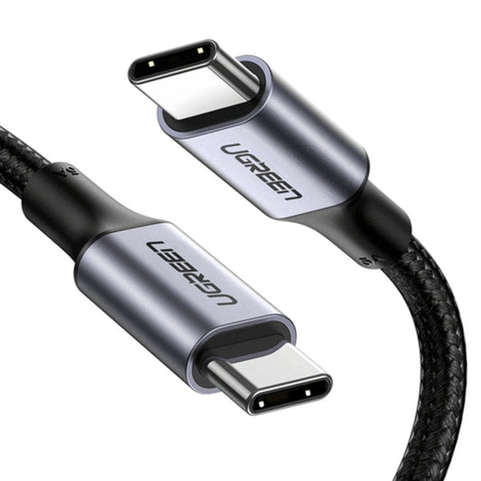 Cable Ugreen USB-C to USB-C 100W PD Fast Charging 1M Black  70427 - Albagame