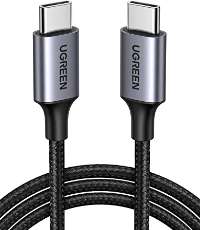 Cable Ugreen USB-C to USB-C Quick Charge 60W 3A 1m black , 50150 - Albagame