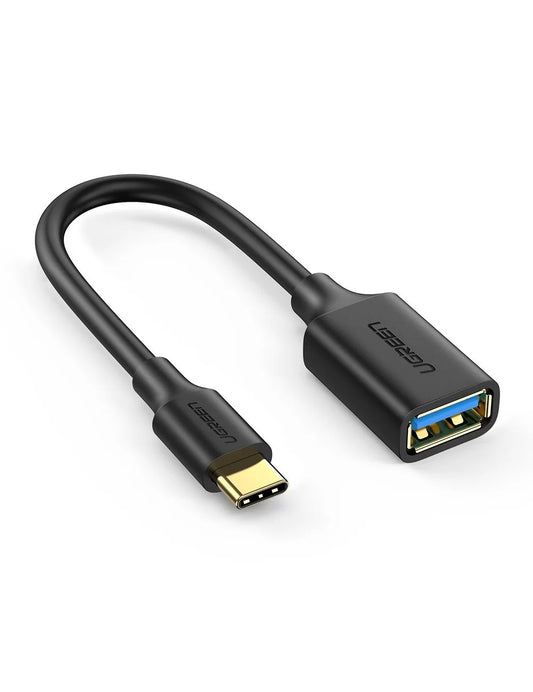 Adapter Ugreen USB-C 3.0 to USB-A Female , 10cm , Black , 30701 - Albagame